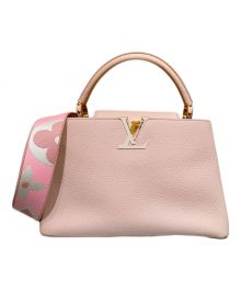 LOUIS VUITTON（ルイ ヴィトン）の古着「カプシーヌ MM」｜ピンク