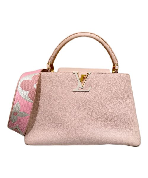 LOUIS VUITTON（ルイ ヴィトン）LOUIS VUITTON (ルイ ヴィトン) カプシーヌ MM ピンク サイズ:MMの古着・服飾アイテム