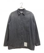 Maison Margielaメゾンマルジェラ）の古着「中綿入りリサイクルデニムシャツ」｜グレー