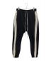 RICK OWENS（リック オウエンス）の古着「SIDE-STRIPE SWEATPANTS」｜ブラック