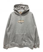 SUPREME×BURBERRYシュプリーム×バーバリー）の古着「Box Logo Hooded Sweatshirt」｜ライトグレー