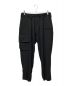 Yohji Yamamoto pour homme（ヨウジヤマモト プールオム）の古着「RE GABARDINE Z-RIB FLAP P PANTS」｜ブラック