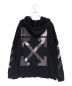 OFFWHITE (オフホワイト) CARAVAG ARROW DOUBLE TEE HOOD ブラック サイズ:XS：30000円