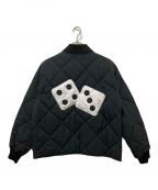 stussyステューシー）の古着「Dice Quilted Liner JACKET」｜ブラック