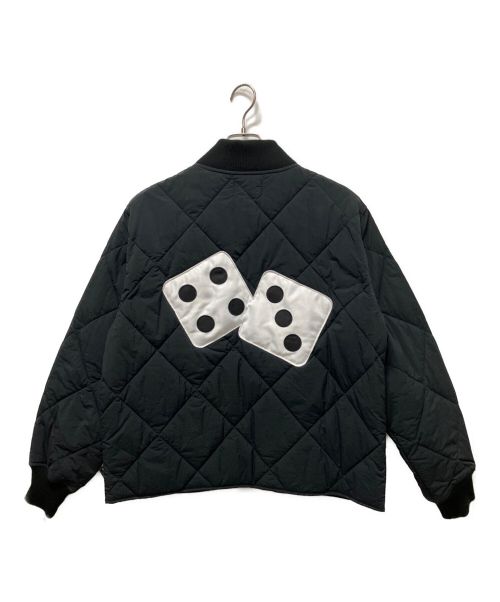 stussy（ステューシー）stussy (ステューシー) Dice Quilted Liner JACKET ブラック サイズ:Mの古着・服飾アイテム