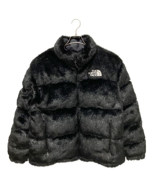 SUPREME（シュプリーム）SUPREME (シュプリーム) THE NORTH FACE (ザ ノース フェイス) Faux Fur Nuptse Jacket ブラック サイズ:Lの古着・服飾アイテム