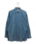 QUIRAクイラ）の古着「Slit Long Shirt（スリットロングシャツ）」｜ブルー