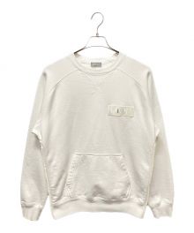 DIOR HOMME×sacai（ディオール オム×サカイ）の古着「21AW Cotton Fleece Sweat Shirt（コットンフリーススウェットシャツ）」｜ホワイト