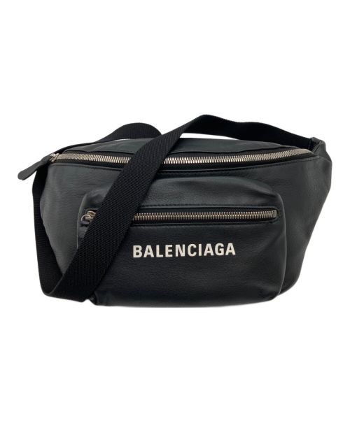 BALENCIAGA（バレンシアガ）BALENCIAGA (バレンシアガ) エブリデイ ウエストバッグ ブラックの古着・服飾アイテム