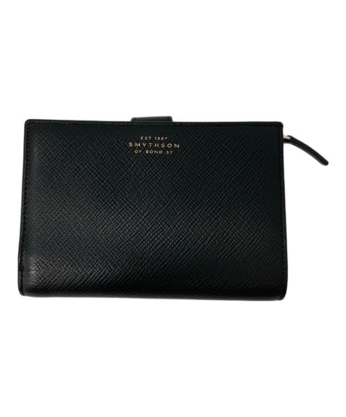 SMYTHSON（スマイソン）SMYTHSON (スマイソン) 2つ折り財布 ブラック サイズ:-の古着・服飾アイテム