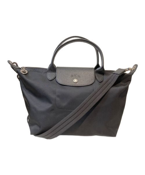 LONGCHAMP（ロンシャン）LONGCHAMP (ロンシャン) 2WAYショルダーバッグ ブラックの古着・服飾アイテム