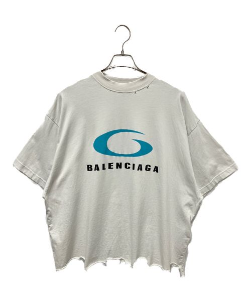 BALENCIAGA（バレンシアガ）BALENCIAGA (バレンシアガ) Short sleeves Cropped T-Shirt ホワイト サイズ:3の古着・服飾アイテム