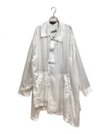 COMME des GARCONS HOMME PLUS（コムデギャルソンオムプリュス）の古着「ASYMMETRIC ROSE PRINT JACKET (アシンメトリーローズプリントジャケット)」｜ホワイト