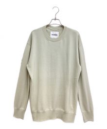 JIL SANDER（ジルサンダー）の古着「Wool crew neck knit（ウールクルーネックニット）」｜黄緑