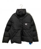 BALENCIAGA×adidasバレンシアガ×アディダス）の古着「スリーストライプ サイド ダウンジャケット」｜ブラック