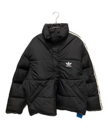 BALENCIAGA×adidas（バレンシアガ×アディダス）の古着「スリーストライプ サイド ダウンジャケット」｜ブラック