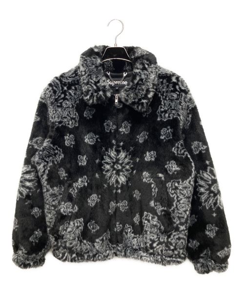 SUPREME（シュプリーム）SUPREME (シュプリーム) Bandana Faux Fur Bomber Jacket ブラック サイズ:Mの古着・服飾アイテム