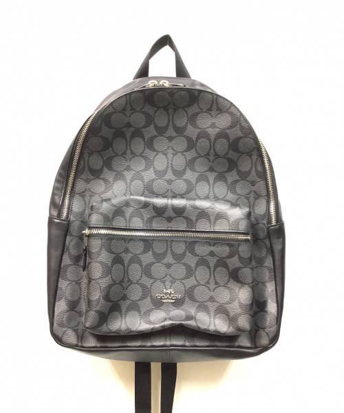 【中古・古着通販】COACH (コーチ) リュック ブラック