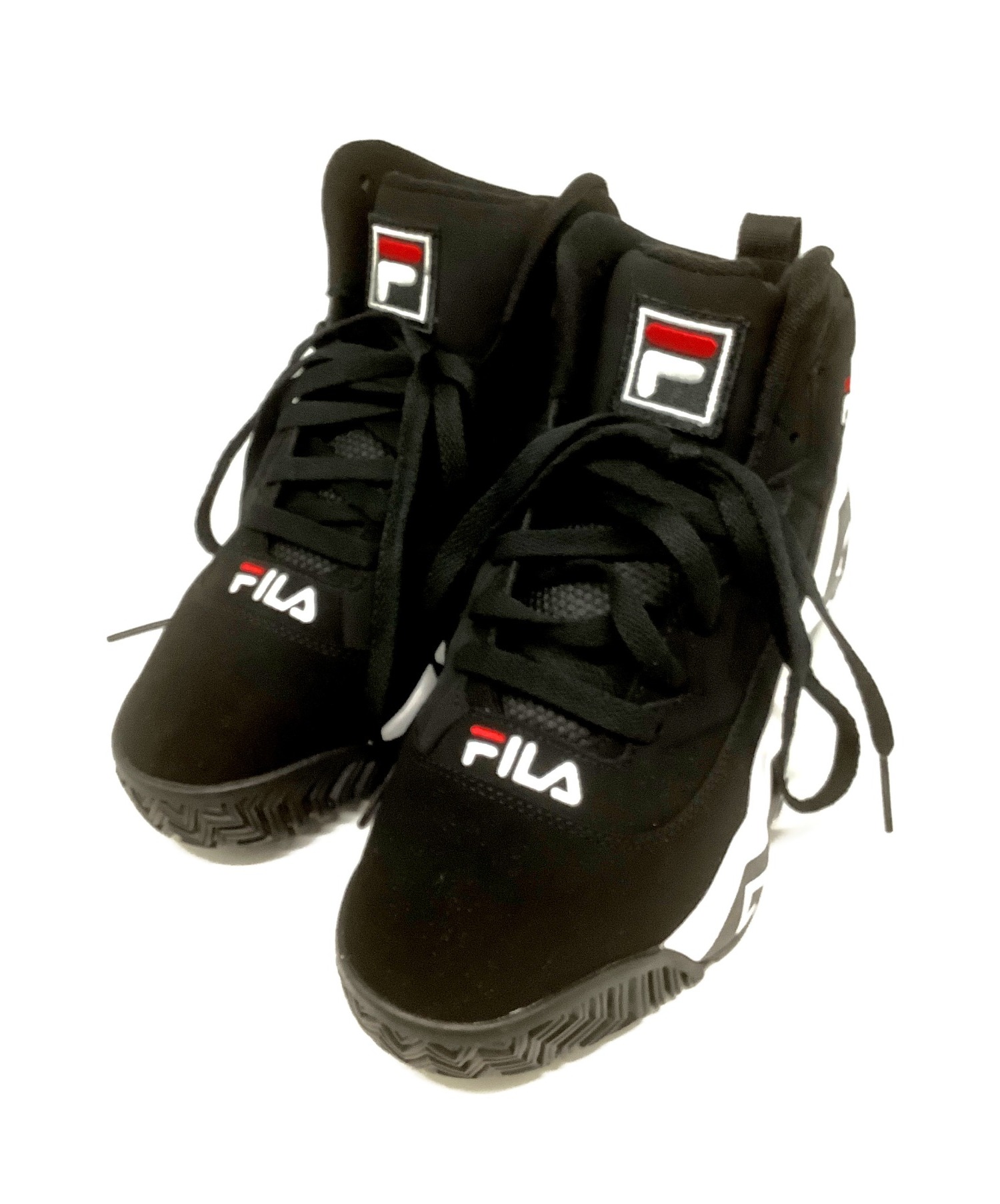 中古・古着通販】FILA (フィラ) ハイカットスニーカー ブラック