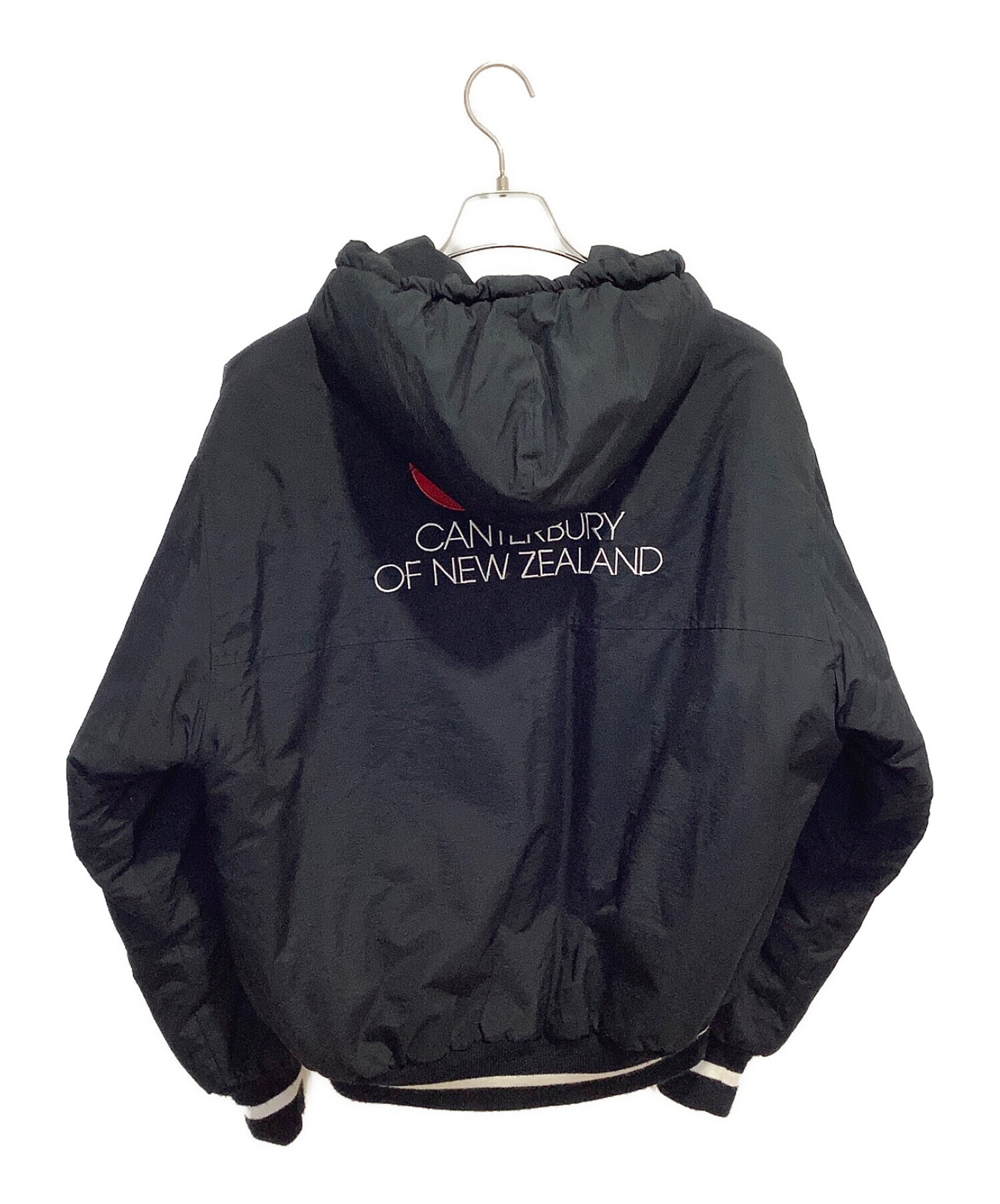 CANTERBURY OF NEWZEALAND (カンターベリーオブニュージーランド) CANTERBURY OF NEWZEALAND ALL  BLACKS 古着 中綿ジャケット ブラック サイズ:M