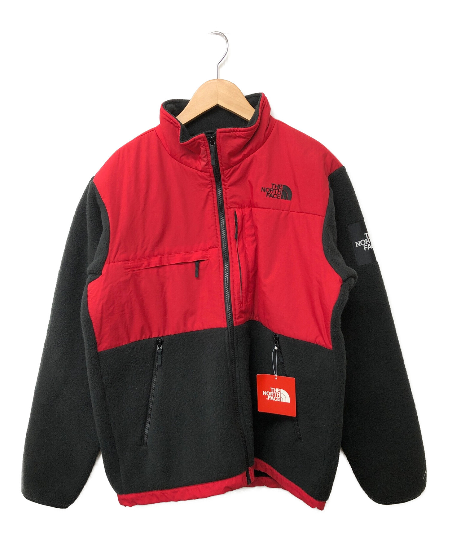 THE NORTH FACE (ザ ノース フェイス) デナリジャケット レッド×ブラック サイズ:M