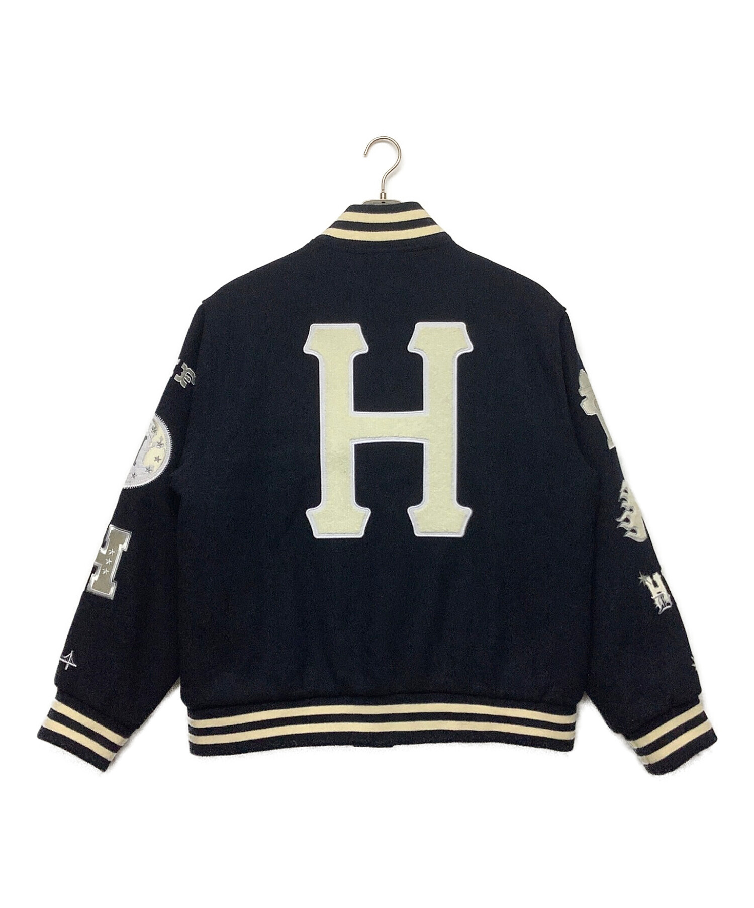 中古・古着通販】HUF (ハフ) 20 YEAR CLASSIC H VARSITY JACKET