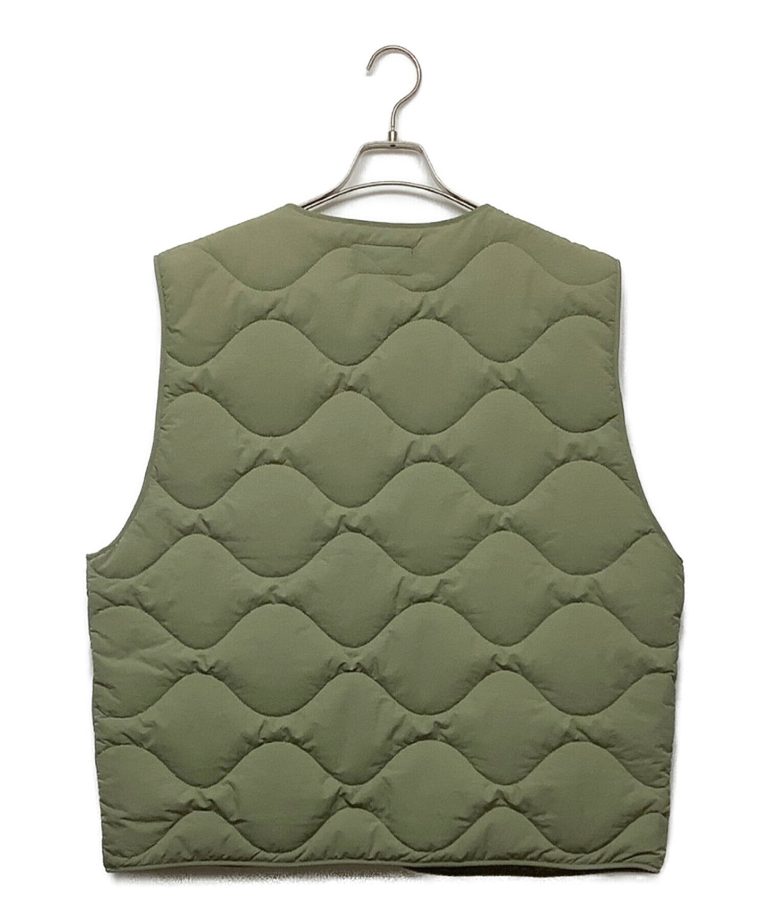 stussy (ステューシー) Recycled Nylon Liner Vest オリーブ サイズ:L