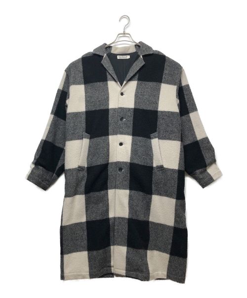 【中古・古着通販】COOTIE PRODUCTIONS (クーティープロダクツ) Napping Buffalo Check Shop  Coat(ナッピングバッファローチェックショップコート) ホワイト×グレー サイズ:LARGE｜ブランド・古着通販 トレファク公式【TREFAC  FASHION】スマホ ...