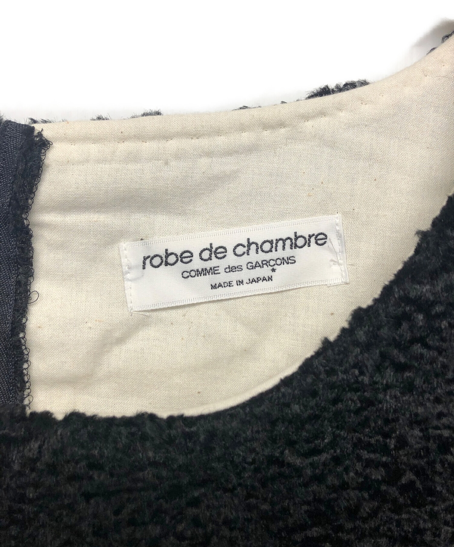 ROBE DE CHAMBRE COMME DES GARCONS (ローブドシャンブル コムデギャルソン) ワンピース ブラック サイズ:L