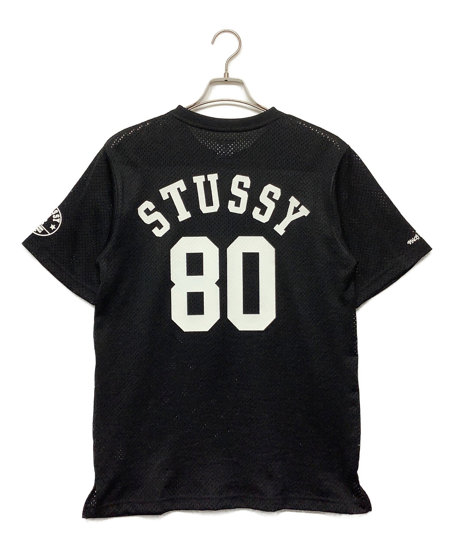 stussy (ステューシー) メッシュTシャツ ブラック サイズ:L