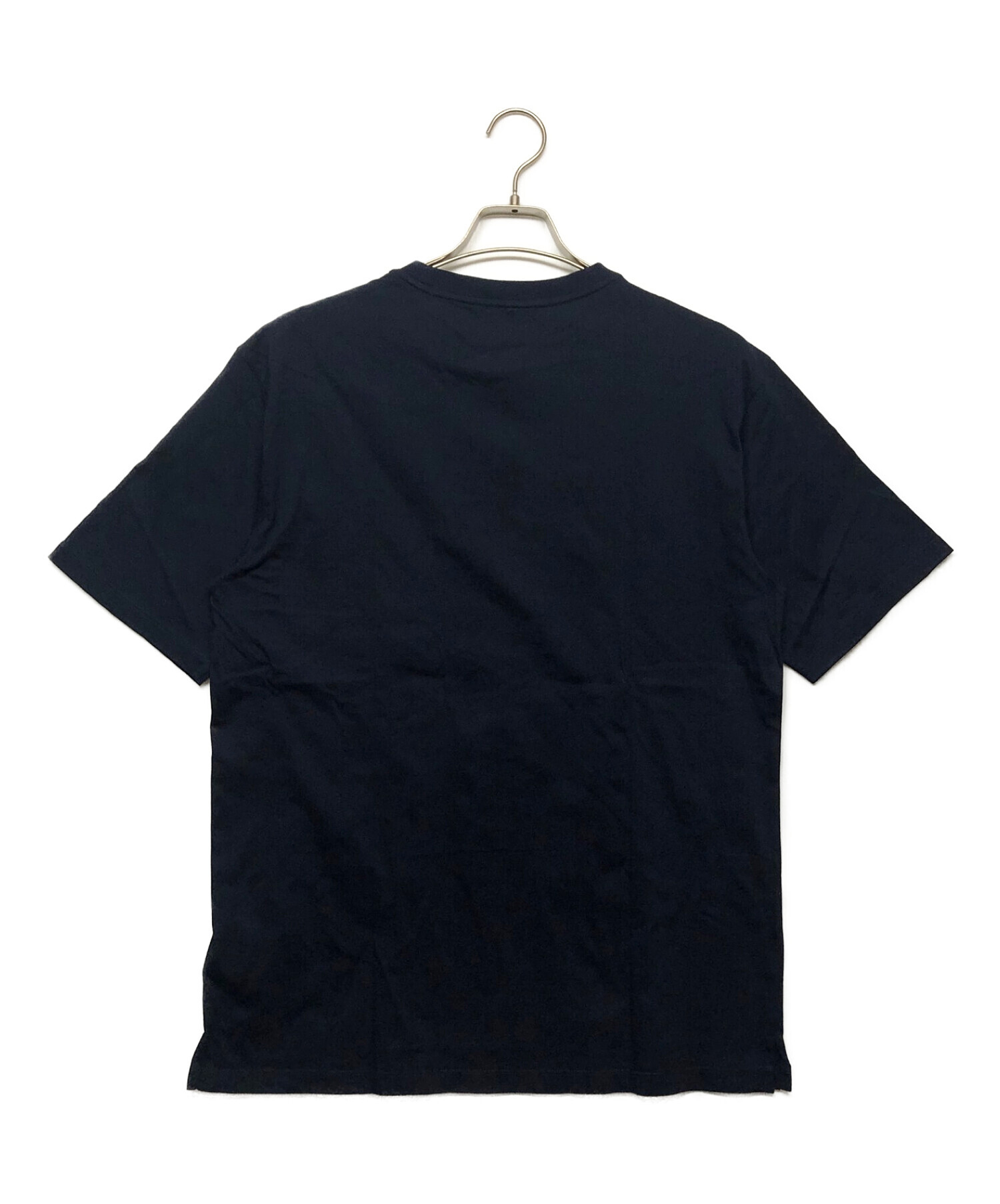 PRADA (プラダ) ロゴプリントTシャツ ネイビー サイズ:L
