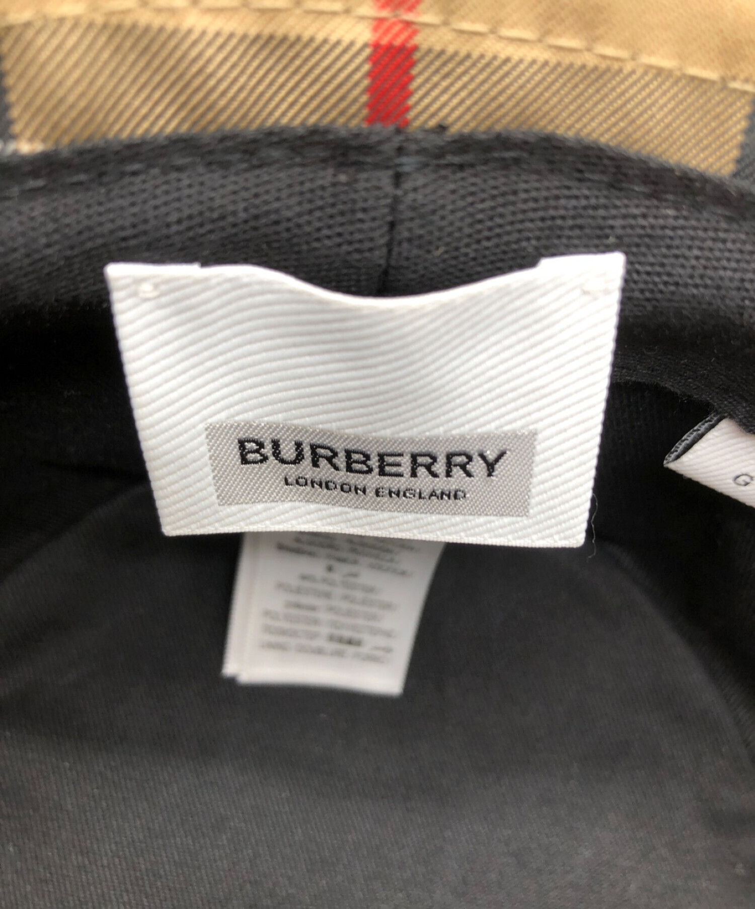 中古・古着通販】BURBERRY (バーバリー) バケットハット ベージュ