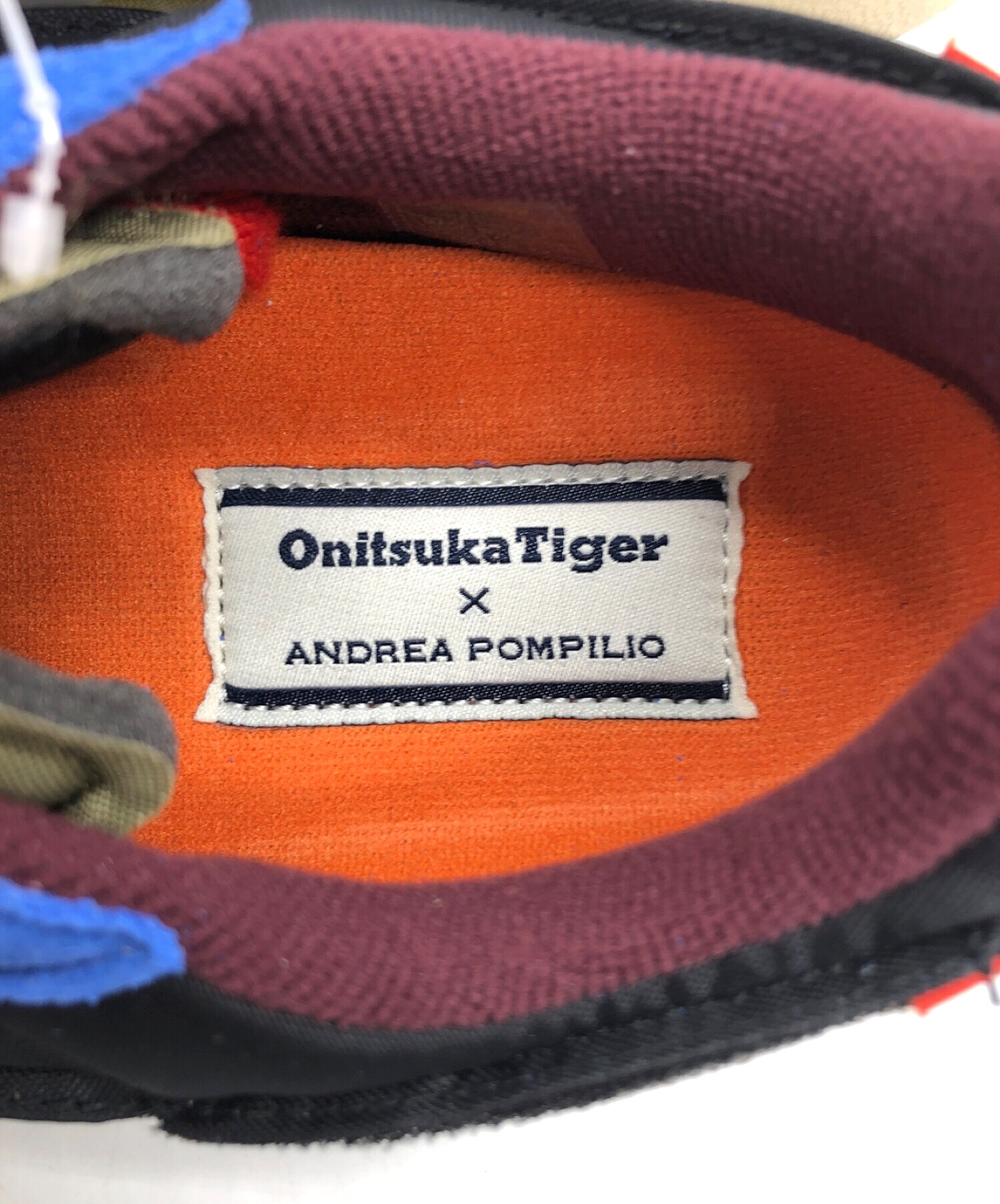 Onitsuka Tiger (オニツカタイガー) ANDREA POMPILIO (アンドレアポンピリオ) スニーカー ベージュ×ブラック  サイズ:24.5cm