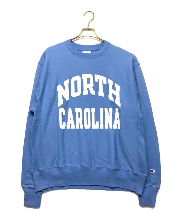 中古・古着通販】Champion REVERSE WEAVE (チャンピオン リバースウィーブ) NORTH CAROLINA CREW NECK  SWEAT(ノースカロライナクルーネックスウェット) ブルー サイズ:2XL｜ブランド・古着通販 トレファク公式【TREFAC  FASHION】スマホサイト