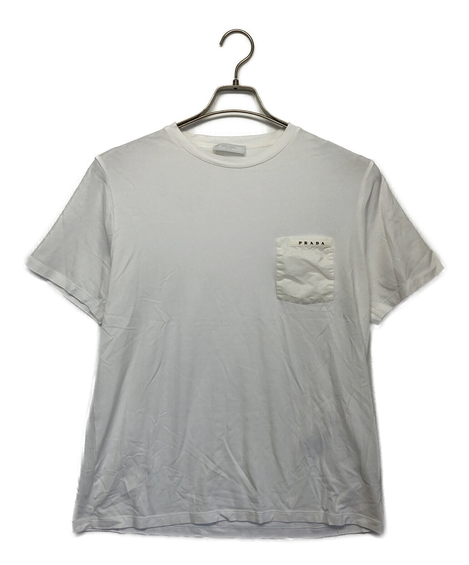 PRADA (プラダ) Tシャツ ホワイト サイズ:L