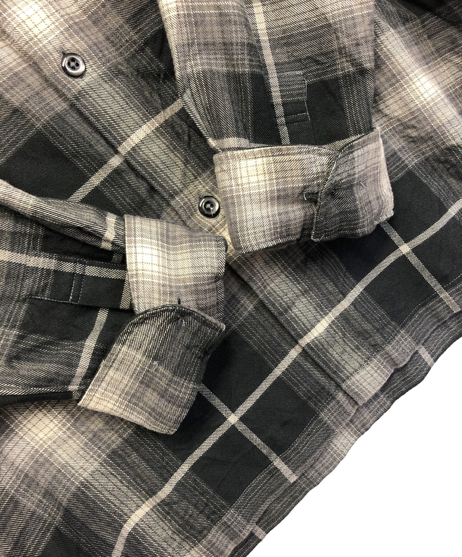 R/C Ombre Check L/S Shirt クーティ cootie - シャツ