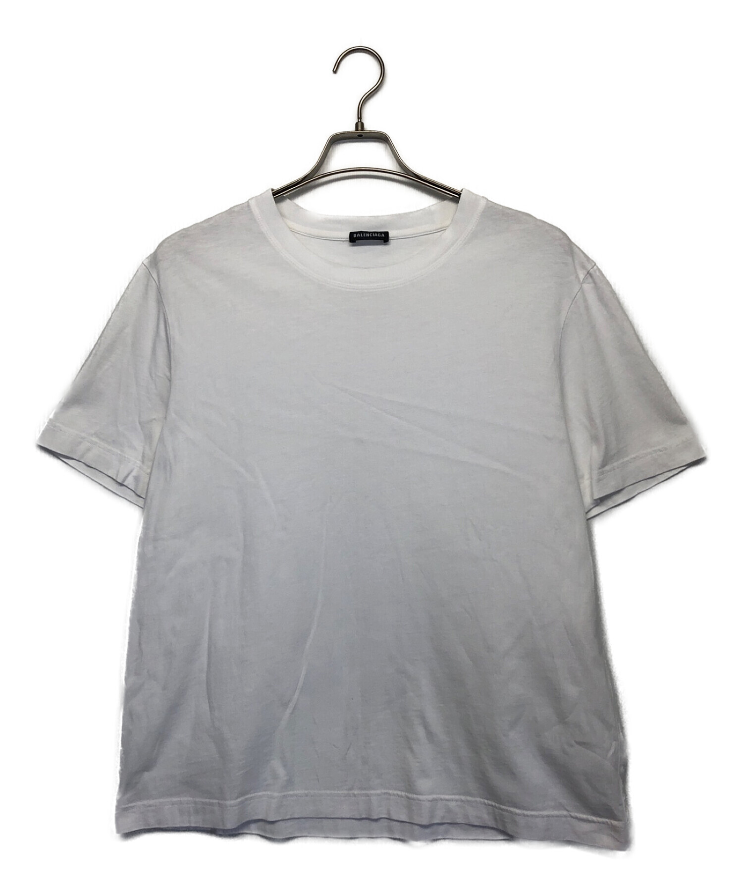 BALENCIAGA (バレンシアガ) クルーネックTシャツ ホワイト サイズ:XL
