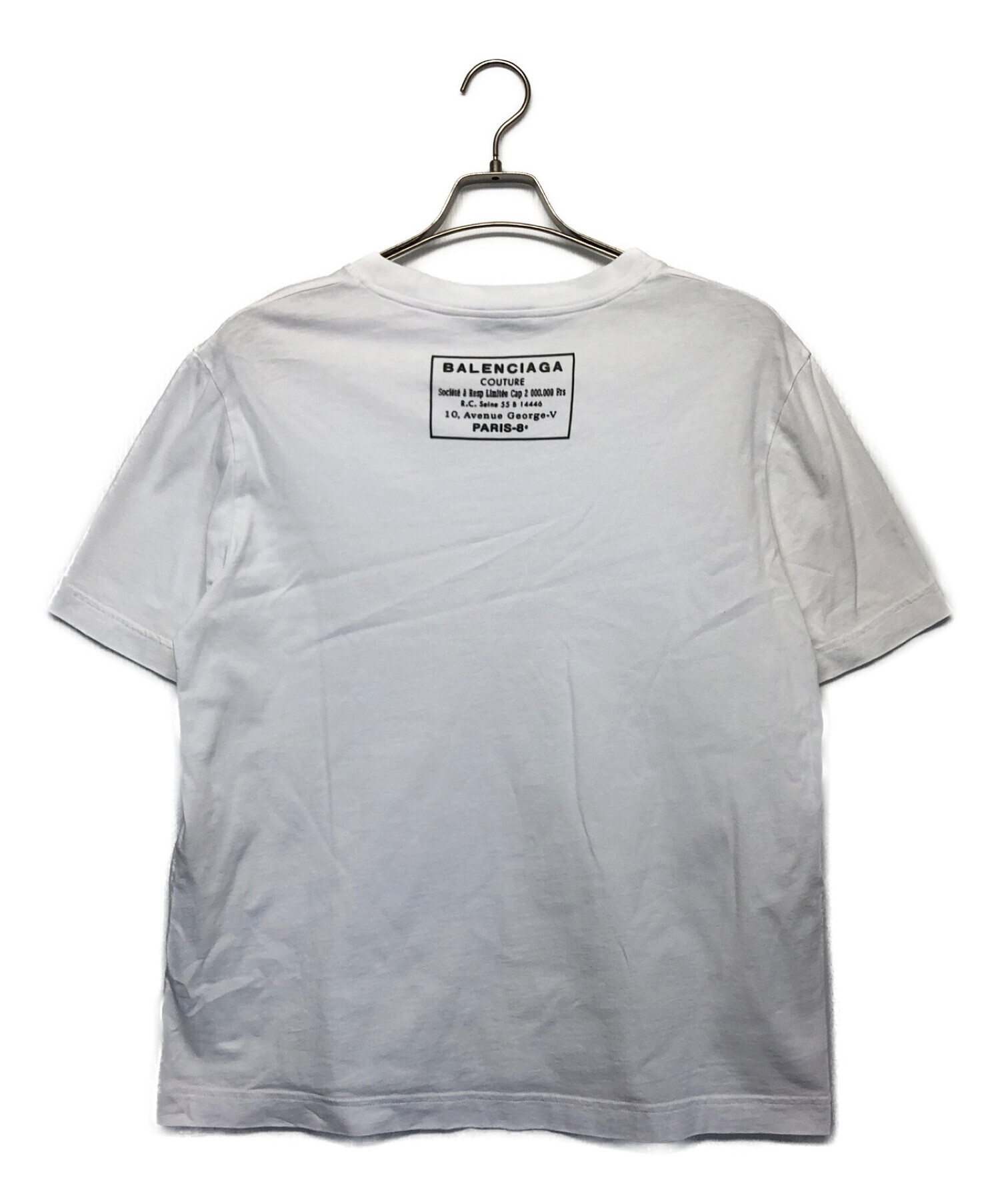 BALENCIAGA (バレンシアガ) クルーネックTシャツ ホワイト サイズ:XL
