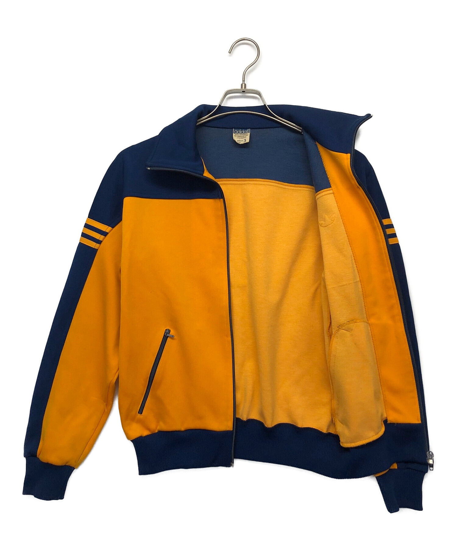 adidas (アディダス) 60-70'sトラックジャケット ネイビー×オレンジ サイズ:3