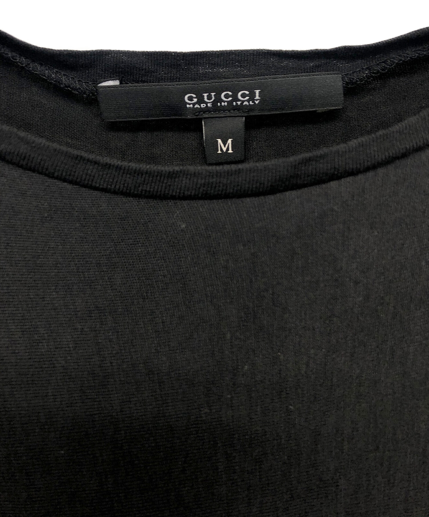 GUCCI (グッチ) カットソー ブラック サイズ:M