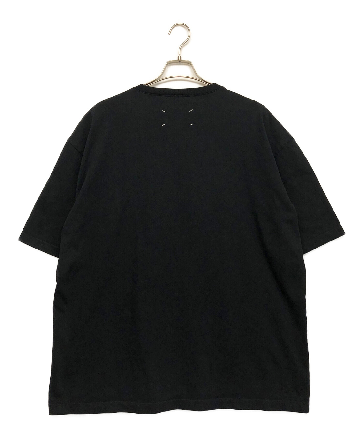 Tシャツ【美品！】 Maison Margiela 黒 Tシャツ 50 マルジェラ