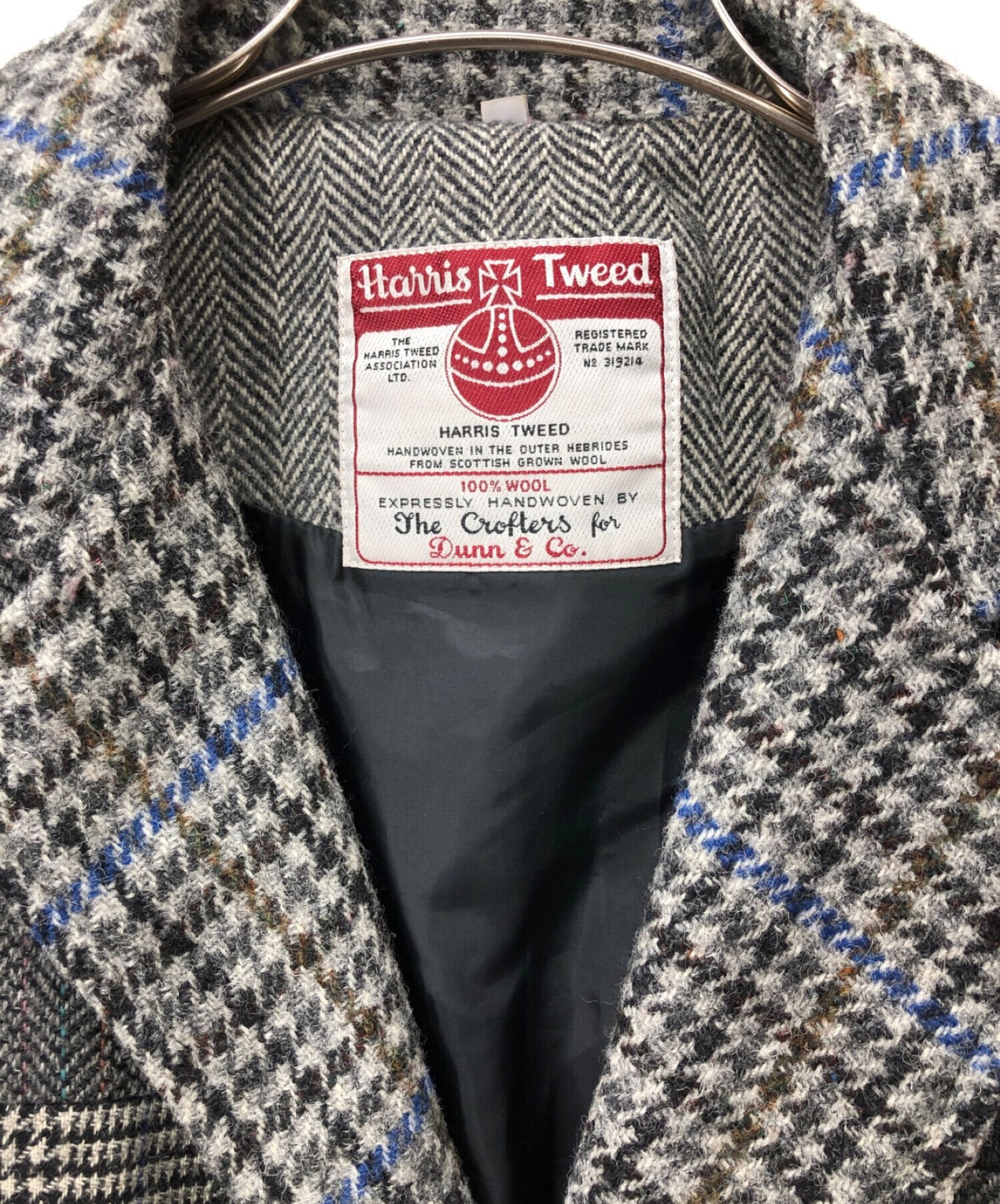 Harris Tweed パッチワーク コート