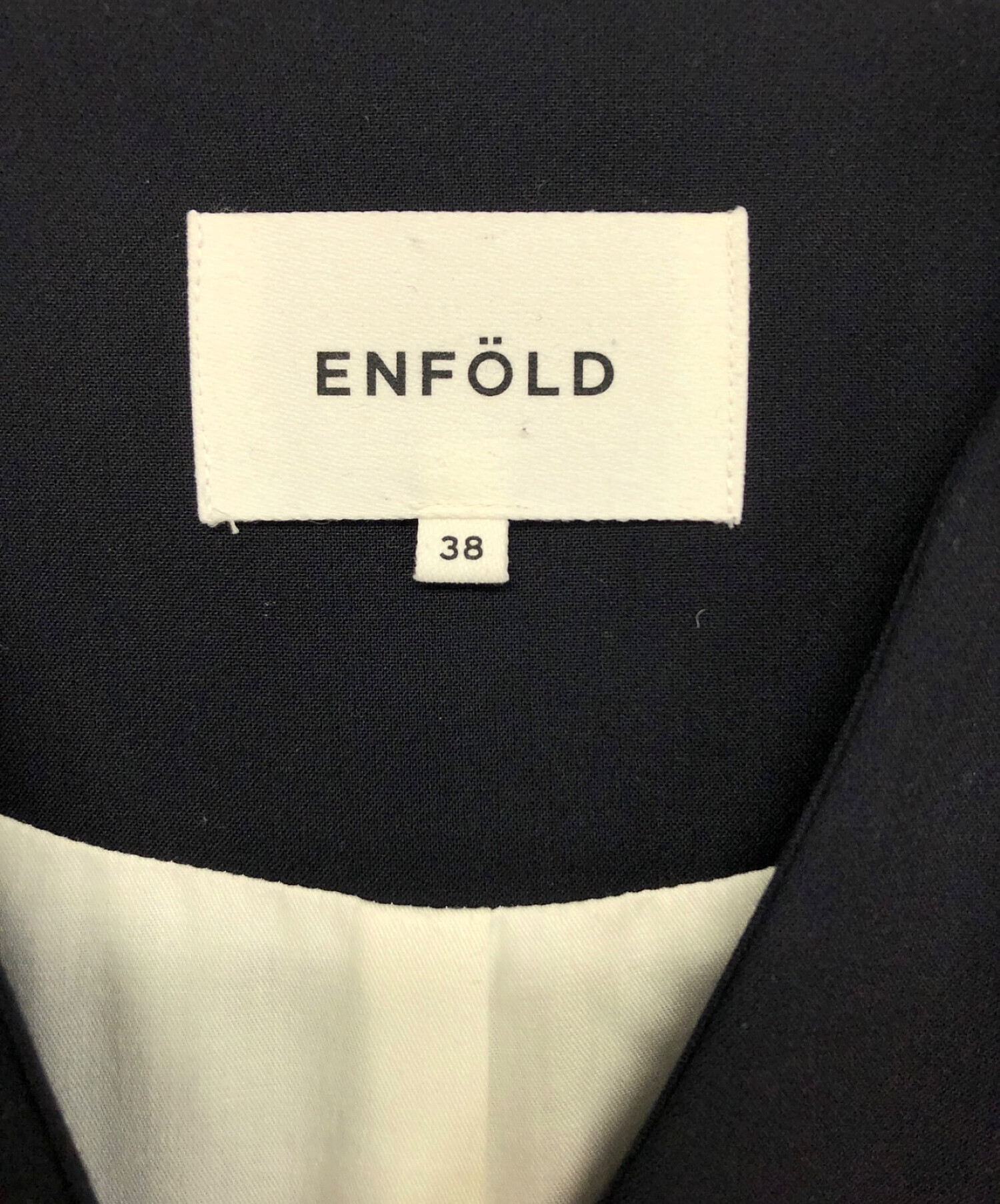 中古・古着通販】ENFOLD (エンフォルド) ダブルクロスフレアコート