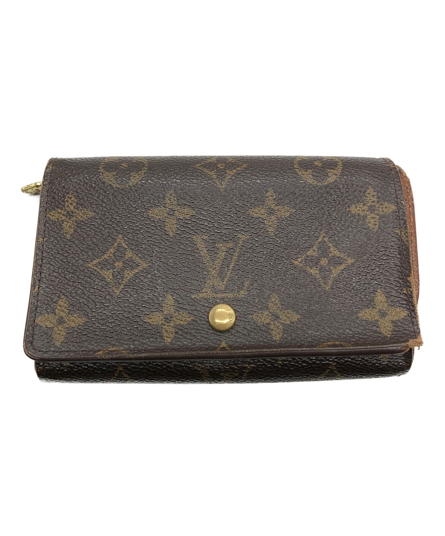 中古・古着通販】LOUIS VUITTON (ルイ ヴィトン) 2つ折り財布 ...