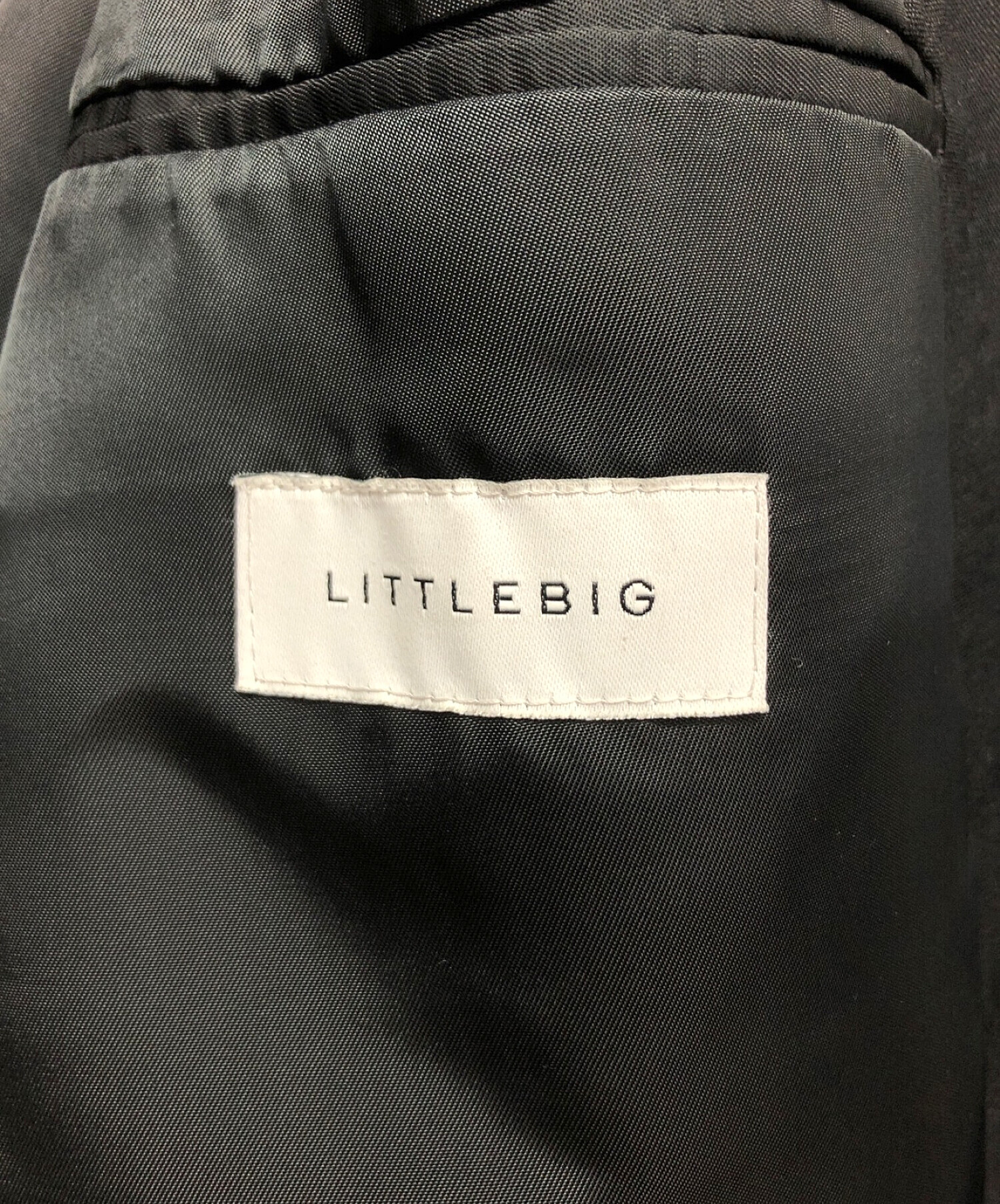 中古・古着通販】LITTLEBIG (リトルビッグ) ダブルジャケット ブラック