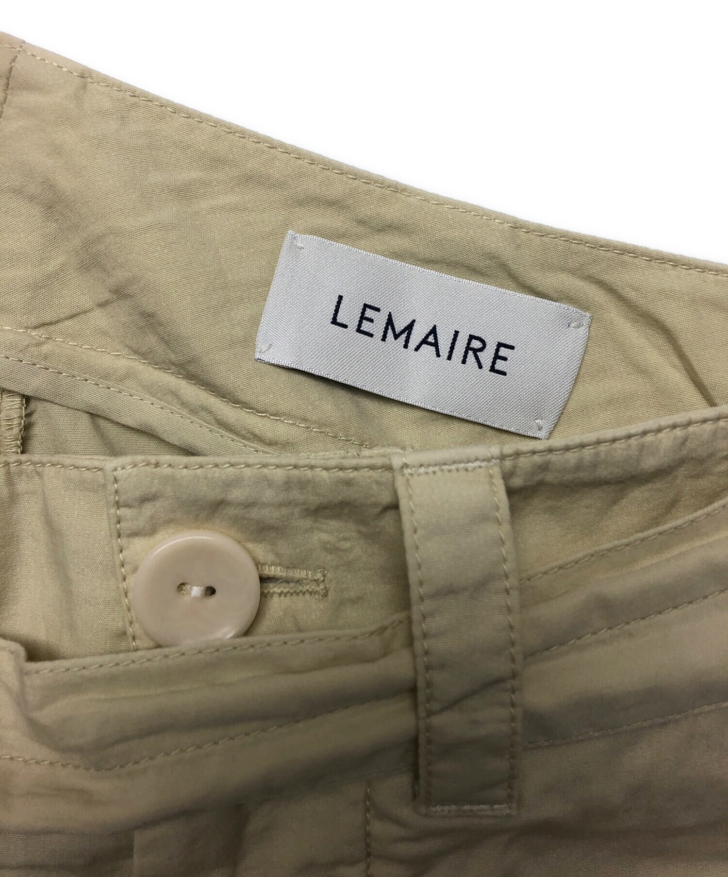 新品]LEMAIRE ルメール UTILITY PANTS パンツ ベージュ dev.echoppes