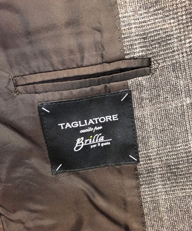 TAGLIATORE (タリアトーレ) Brilla per il gusto (ブリッラ ペル イルグースト) セットアップスーツ グレー  サイズ:46