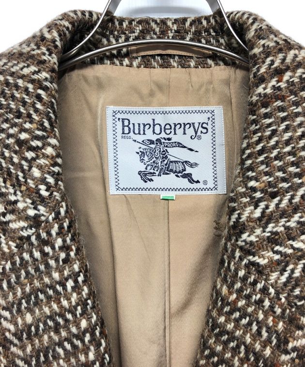 中古・古着通販】Burberry's (バーバリーズ) ツイードコート ベージュ 