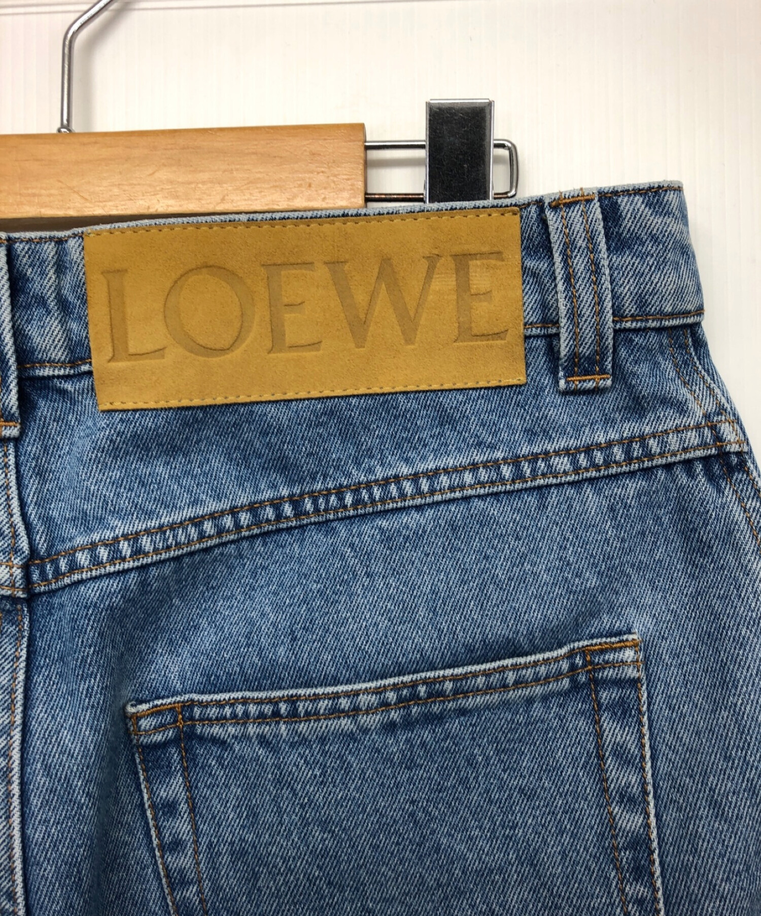 LOEWE ロエベ デニムパンツ 46(M位) インディゴx紺等(デニム) 【古着】-