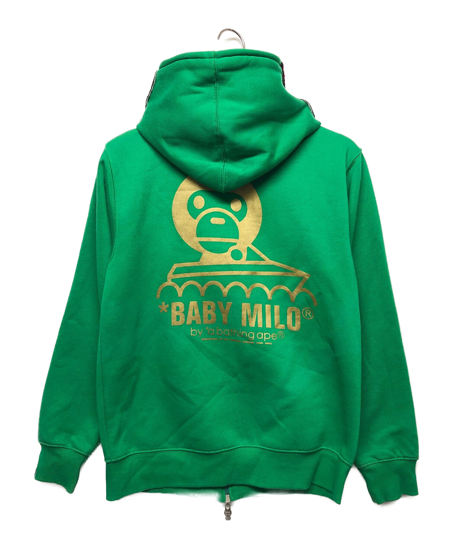 中古・古着通販】BABY MiLO (ベビーマイロ) ジップパーカー グリーン